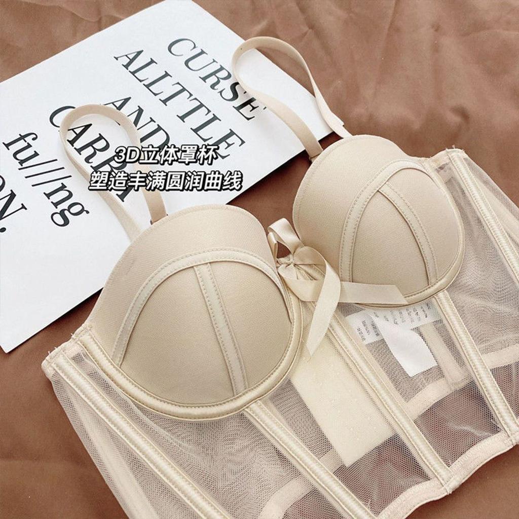 Sutiene Sexy Push-Up pentru Femei Lenjerie Lungă Modă Sutiene de Damă Sutiene Sexy din Dantelă