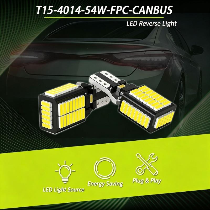 T-15 W16W Automotive LED Lamp Bulb for Vehicle Maintenance, 6000K, 949LM, 12V-24V Reverse Light Backup Lamp