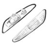 1 Pair Turn Signal Side Marker Lamp Cover 63137165915 63137165916 Fit for E46 325i Transparent