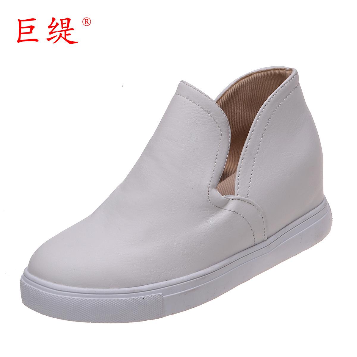 

Джути спот многолетняя модель, весна, лето и осень 2025 новые одинарные туфли, внешнеторговые большого размера на танкетке женские повседневные одинарные туфли 43 белый