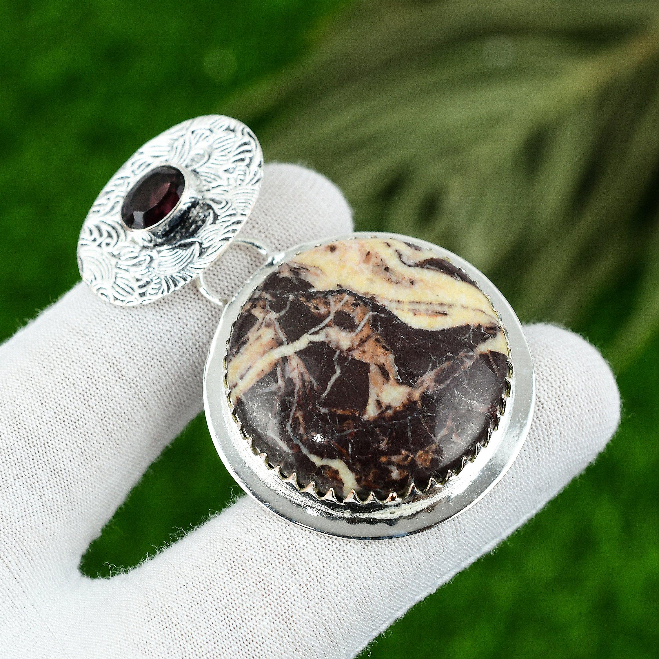 

Подвеска из натурального кокосового яшмового драгоценного камня, ювелирное изделие из стерлингового серебра 925 пробы для девочек