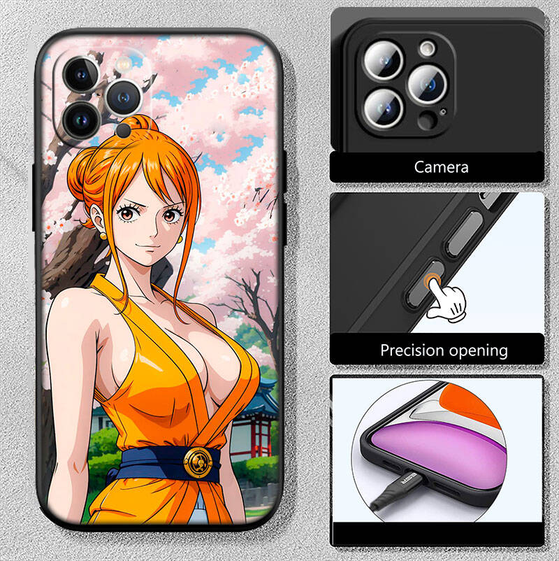 MH120 One Piece Nami Phone Case for Motorola Moto Edge 60 60s 70 G86 G56 G54 E14 G04S G45 G54 G64 S30 S50 X30 X40 X50 Pro Power Tylus