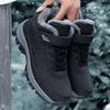 Winter velvet men's shoes new snow boots high-top outdoor platform men's casual shoes winter warm men's cotton shoes
