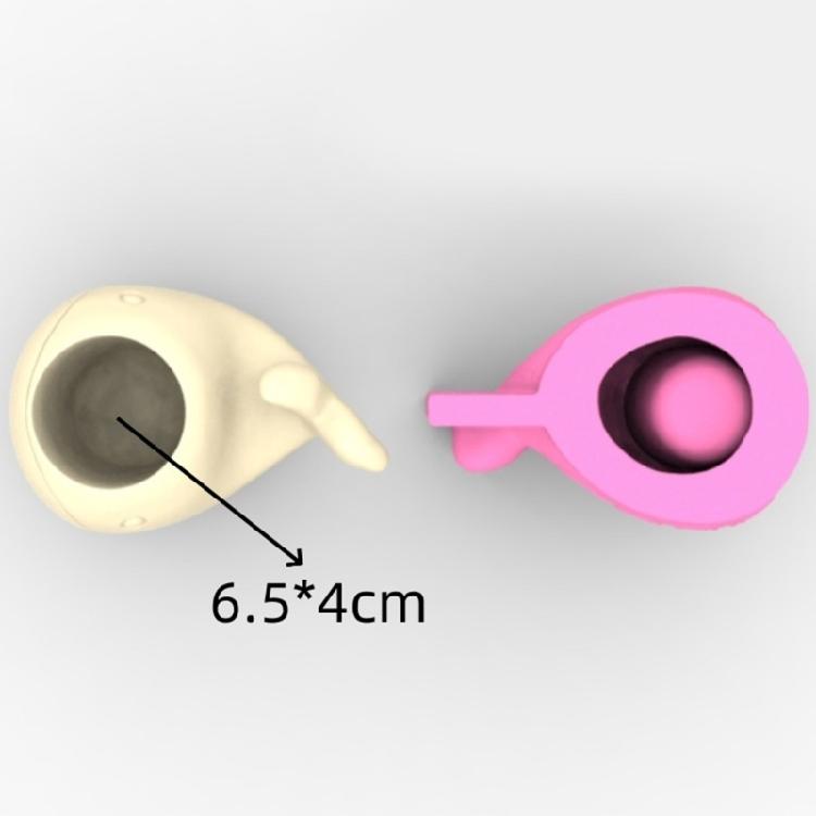 Succulent Pots Silicone Mold Whale Shape Flexible Silicone Planter Moulds Flower Vase Molds Suitable for Home and Office