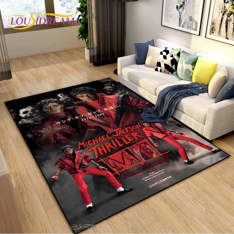 Michael J-Jackson Carpet for Living Room Sofa Table Bedroom Rugs Home decor Kitchen washroom Indoor Outdoor Non-slip floor Mats