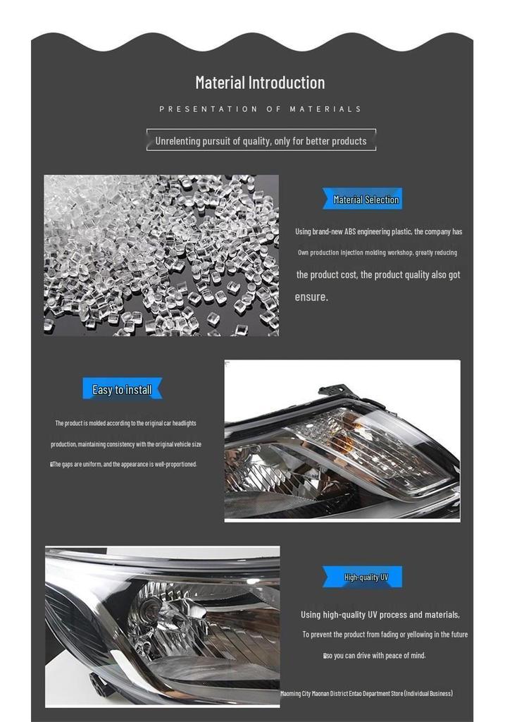 Fits Kia K2 Headlight Assembly (2011-2014 Models) with Front & Rear Bumpers, Headlights, and Taillights.