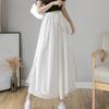 Women Korean Fashion Casual Drape Elegant Loose Trousers Clothes Chiffon High Waist Wide Leg Pants Comodi Pantalones De Mujer