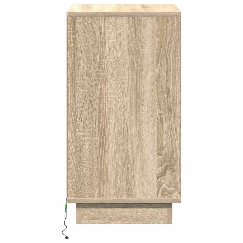 Nightstand Sonoma Oak 39 x 34.5 x 65 cm Particleboard