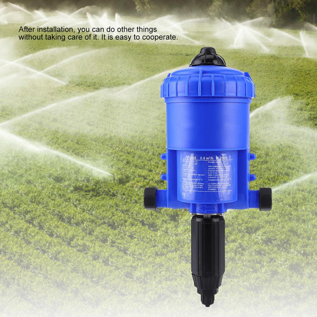 Dispositivo di dosaggio automatico Iniettore per irrigazione alimentato da pompa dosatrice per acqua per giardino