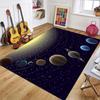Solar System Planet Play Rug Non-Slip Floor Mat for Bedroom Educational Space Carpet