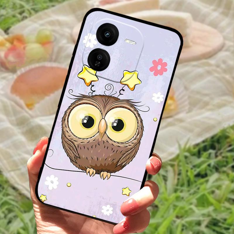 Coque de téléphone pour Vivo IQOO Z9x Luxe Peinte Silicone Arrière pour IQOO Z9x Anti-traces de doigts TPU Souple Coque de Protection
