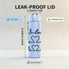 1PC Love Heart Electrocardiogram Line Art 750ml Color Plastic Sports Water Bottle Leakproof Flip Straw Lid Suitable for Sports Office Home Use