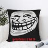 Tung Tung Sahur Square Pillowcases Polyester Sofa Italian Brainrot Meme Cushion Case Funny Decorative Throw Pillow Case