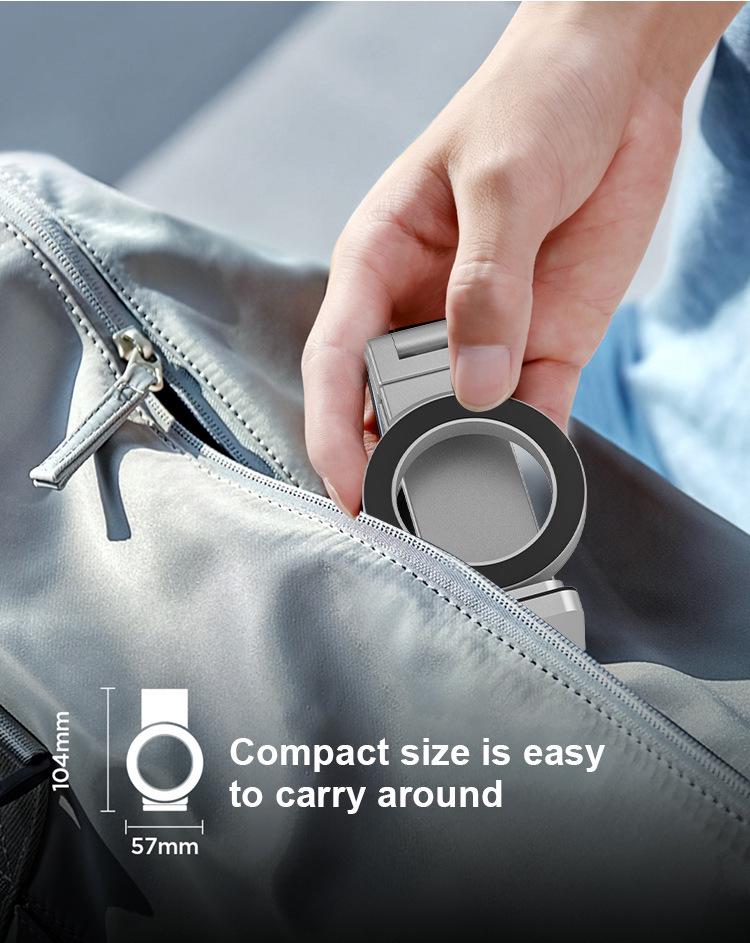 New MagSafe Foldable Rotating Phone Stand: Portable, Magnetic, and Travel-Friendly