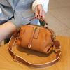 2025 High-End Echtes Leder Vintage Boston Kissen Tasche Luxus Designer Tote Damen Stilvolle Rindsleder Handtasche Schulter Crossbody Tasche