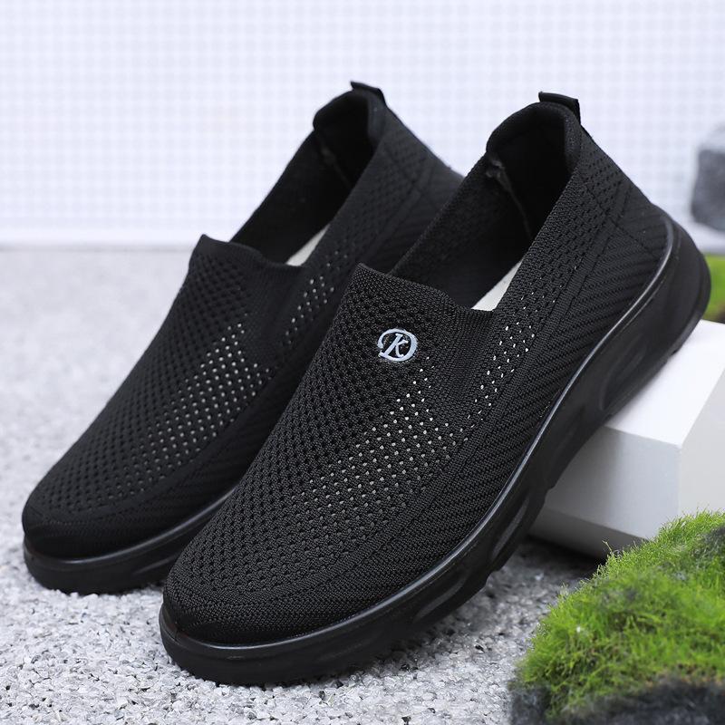 Fashion Old Beijing Cloth Shoes, 2015 Men's Summer Mesh Single-leg Dad Shoes, Middle-aged and Elderly Sneaker Casual Shoes