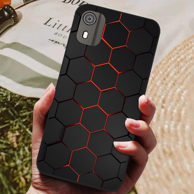 

For Nokia C02 Case C 02 2023 Soft Silicone Back Case for Nokia C02 Phone Cover NokiaC02 Black Bumper TPU Funda Coque Nokia C02