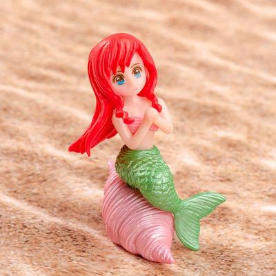 Cartoon Meerjungfrauen Figuren Schreibtischdekorationen Bunte Kleine Meerjungfrau Verzierung Kuchen Dekoration Miniaturfigur Aquarium Dekoration