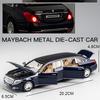 1:32 S650 Alloy Car Model Children Toy Car Six-Door Extended Version Simulation Car Collection Gift A85 for Mercedes-Benz Maybac