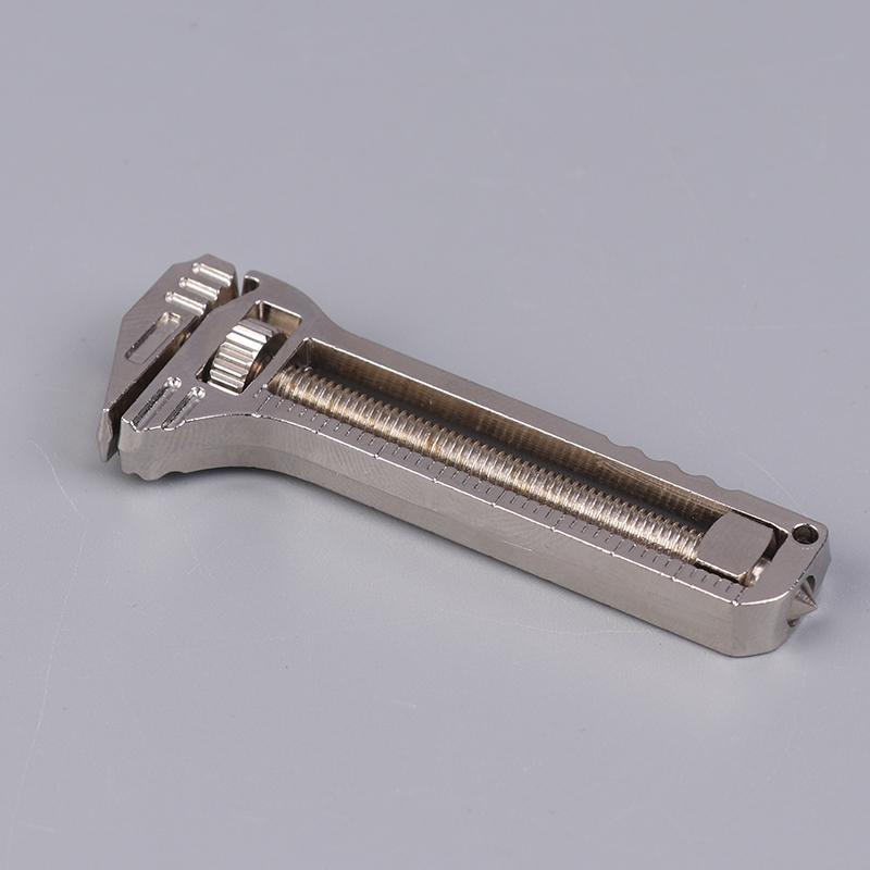 1pc Mini Wrench Pocket Portable Multitool Tools For Outdoor Camping Compact Titanium Alloy Bottle Opener