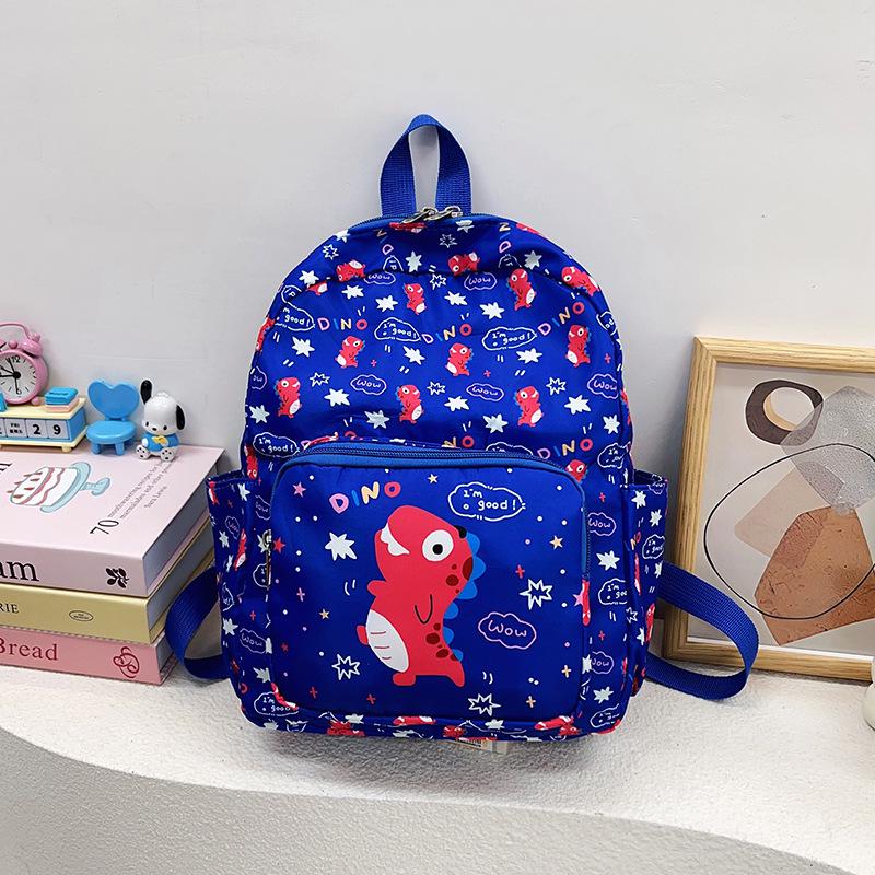 Korean Style Cartoon Print Kindergarten Backpack - Cute Casual Outing Bag for Boys and Girls One Size