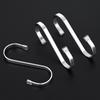Stainless Steel S-Shaped Storage Hooks for Kitchen and Bathroom