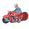 Clockwork Motorcycle Toy Retro Decorative Metal Gear Ride Wind Up Motorbike Toy for Kids Adults Coll