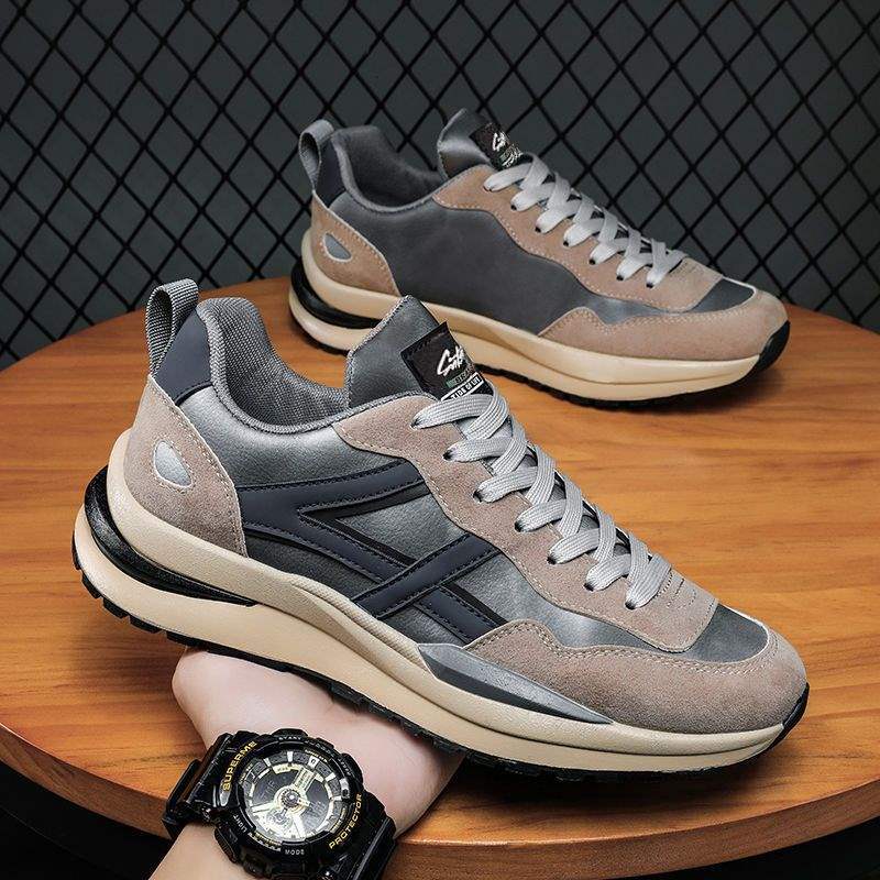 

Men s shoes autumn and winter men s velvet Forrest Gump casual sports shoes student versatile trend running shoes retro dad trendy shoes 44
