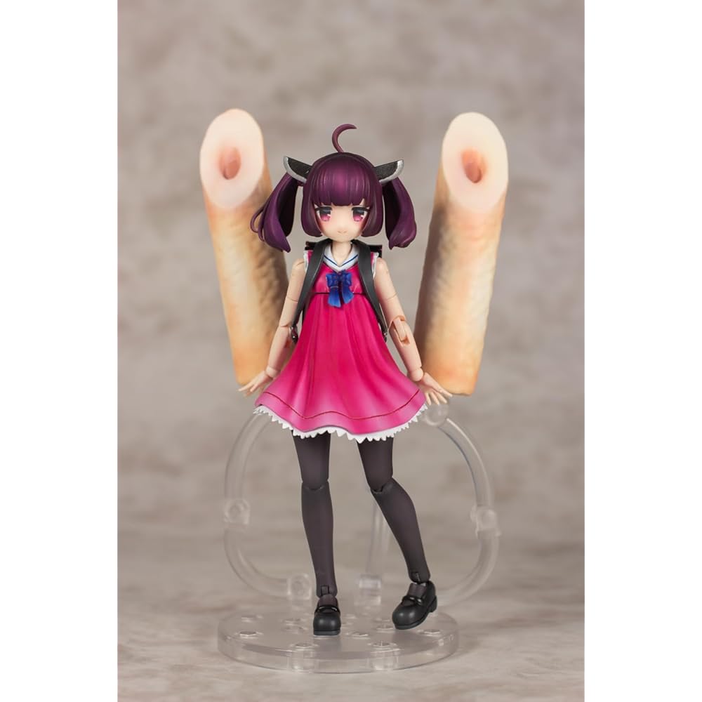 PM Office A Plafia Tohoku Kiritan Mini Figure Set, Approximately 120mm Tall, 1/12 Scale, Pre-Colored Plastic Model Kit, PP249