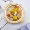 Simulated Food Fridge Magnets Resin Painted Magnet Noodles Ribs  Pot Cute Magnets for Refrigerator Retro Magnetic Handicrafts