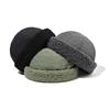 New Winter Warm Lamb Woll Plush Brimless Baseball Caps Gorro Y2k Docker Hats Bonnets Silk Balaclava