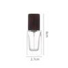 30ml Transparent Square Glass Perfume Bottle with Rounded Corners and Fine Mist Spray