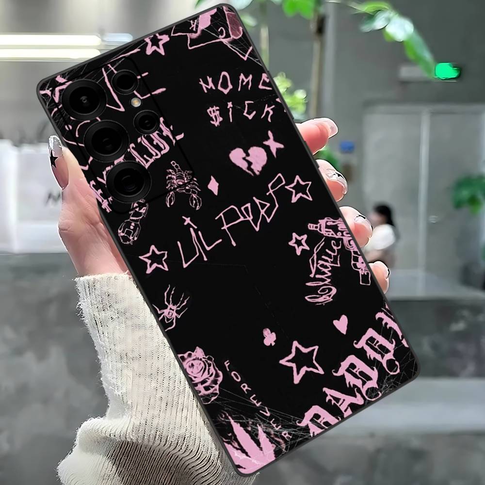 Classic Emo Rapper L-Lil P-Peep Phone Case For Samsung S 24 Fe 25 Ultra Plus 20 Lite 21 30 22 23 24 22 Ultra 5G Fundas