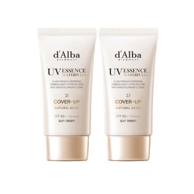 Přírodní krycí béžový opalovací krém 50 ml (Lehký/Teplý) Tónovací UV ochrana SPF péče