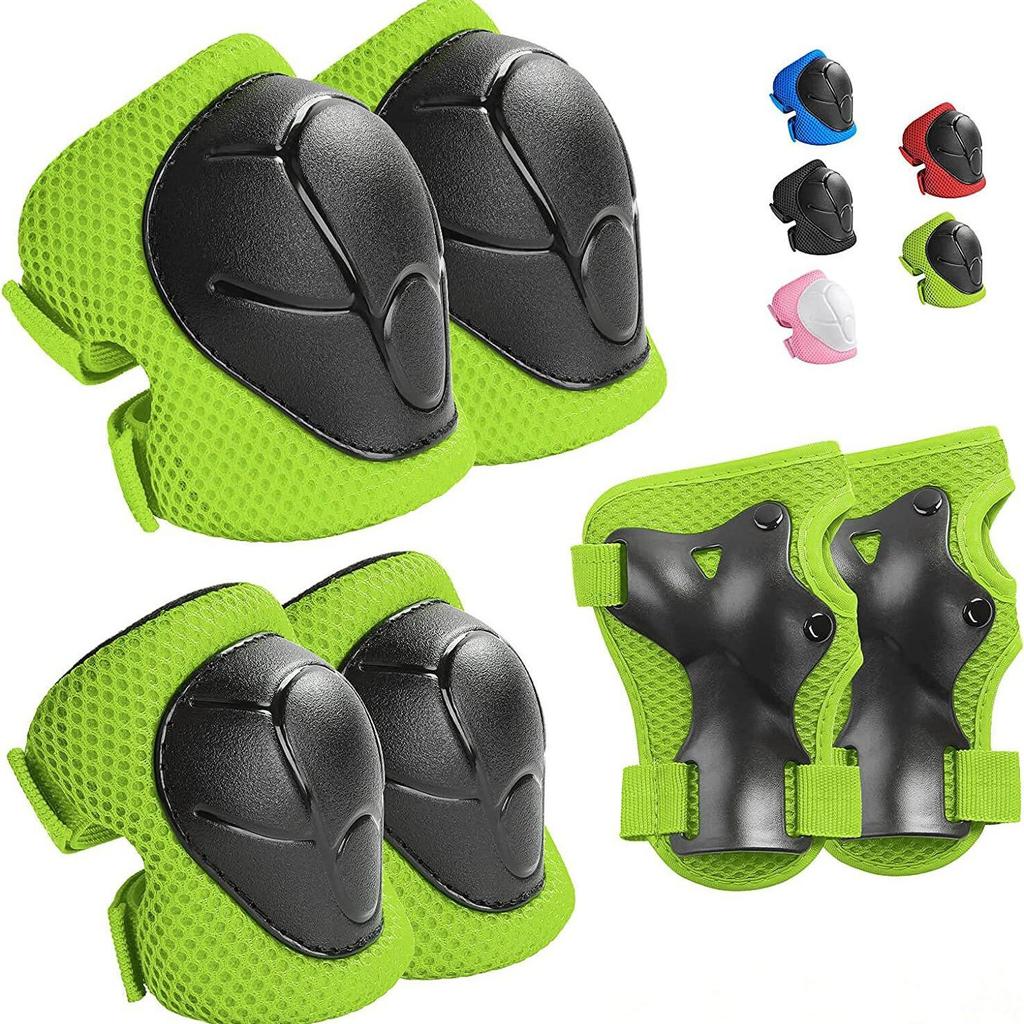 Kids' Skateboard & Ice Skating Protective Gear Set: Knee Pads, Roller Skating & Balance Bike Gear