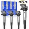 4pcs UF598 Ignition Coil & Iridium Spark Plug For Mini Cooper 1.6L L4 2007-2016