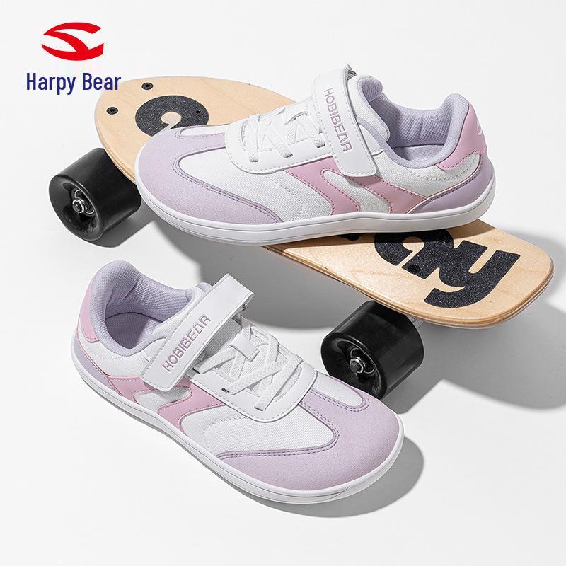 Happy Bear Kids' Wide-Toe Spring & Autumn Sneakers for Boys & Girls - Campus & Outdoor Training Shoes