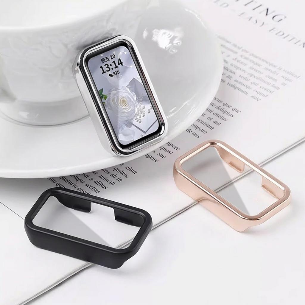 Glass+Case for For Huawei Band 11Pro 11 Tempered Glass Screen Protector Bumper for Huawei Band 11NFC 11Pro NFC Accessories