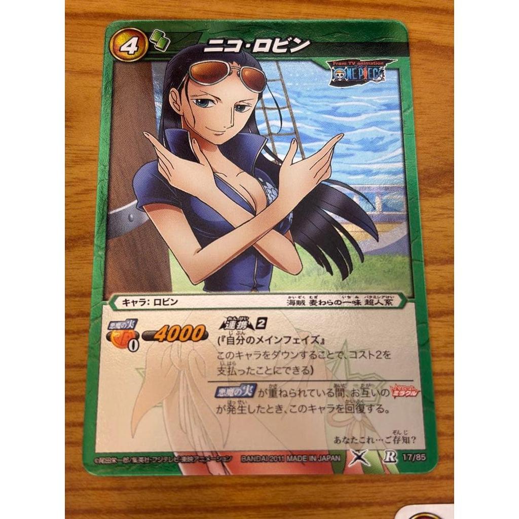 Used One Piece Miracle Battle Carddass 7 pieces Robin/Hancock/Perona