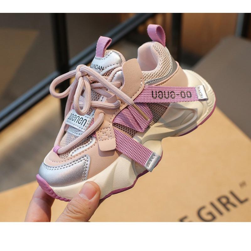 Frühlings-Mesh-Freizeit-Laufschuhe für Mädchen