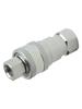 Carbon Steel Coupler Female Pipe Fitting Automatic Valve Closure Easy Disconnect High Pressure Compatible Hydraulic Applications