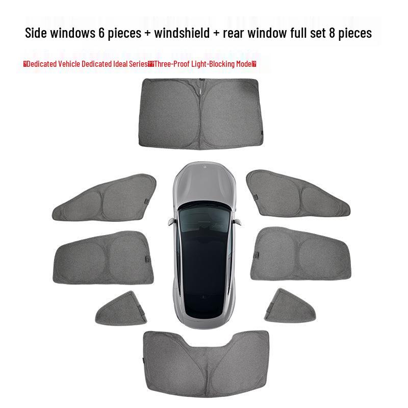 Heatproof, Mold-Proof, Sunshade Opaque Car Window Privacy for Ideal L6/L7/L8/L9 Models