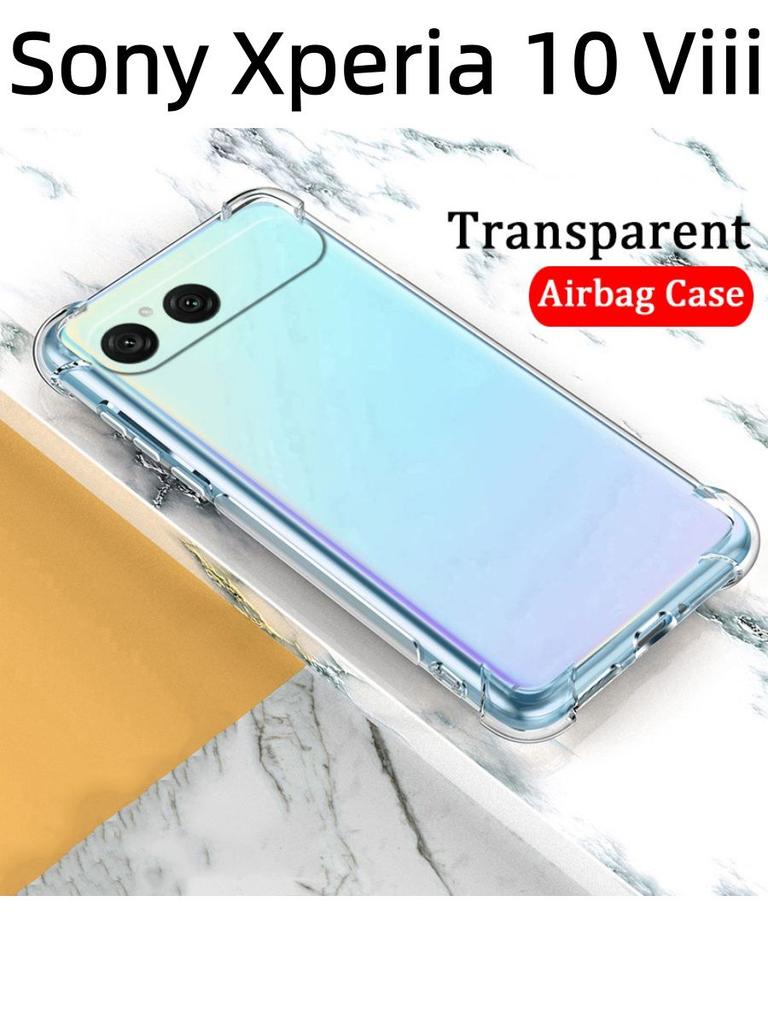 For Sony Xperia 10 Viii Case Air Protection Silicone Clear Transparent Shockproof Housing for Sony Xperia 10 Viii Phone Casing
