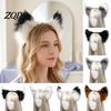 Animal Roleplay Hairband Fluffy Fox Ears Headband for Costume Party, 3D Plush Ear Decorative Headpiece Events Hair Accessories, Women Girls