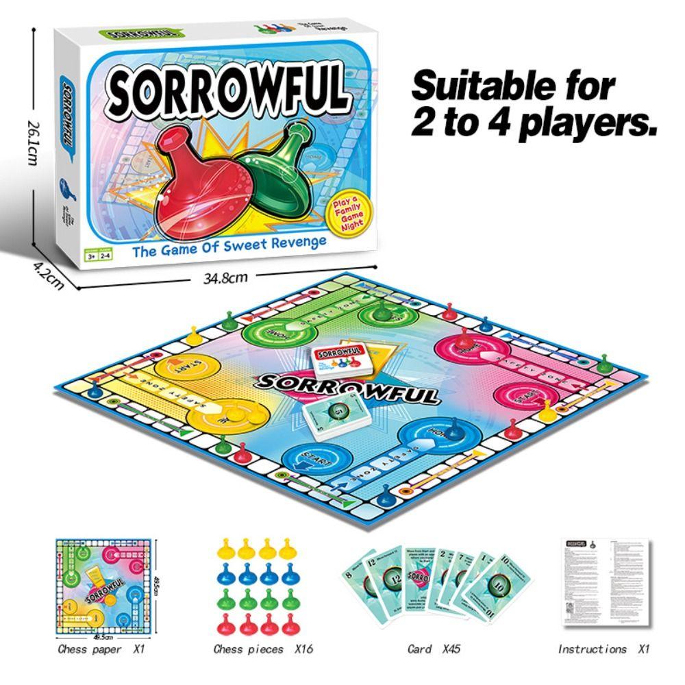 Sweet Revenge Sorry! Game Chess English Card Intelligence Thinking Expansion Board Game Multicolor Learning Chess Board Game