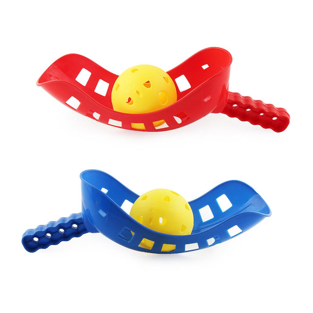 Kids Throw and Grab Toy Game Racket Sensory Toy for Outdoor Fun Game Children's Educational Sports Throwing Toy