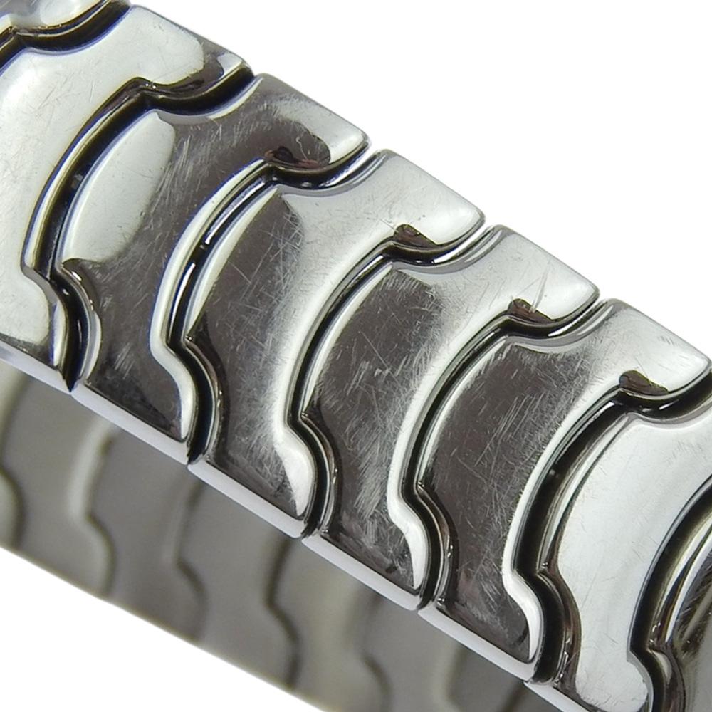 BVLGARI Solo tempo Watches ST29S blackDial Stainless Steel Quartz Analog display Women Used