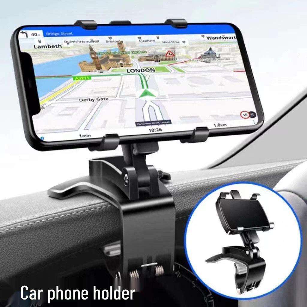 

Car Multi-Function Phone Holder for Dashboard & Rearview Mirror Dashboard Mount Second Generation