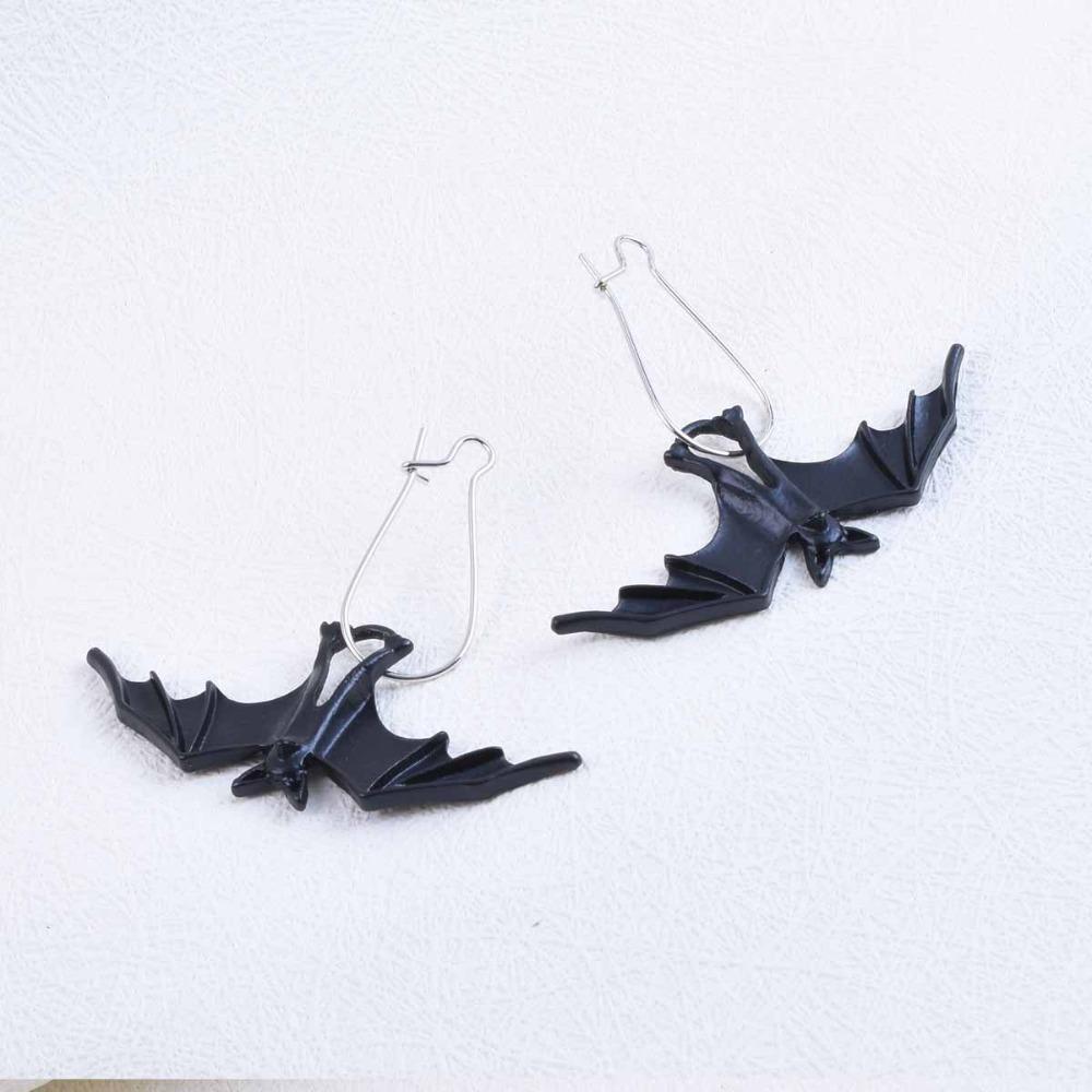 DIY Jewelry Bat Earrings Retro Simulated Animal Pendant Funny Halloween Earrings Cosplay