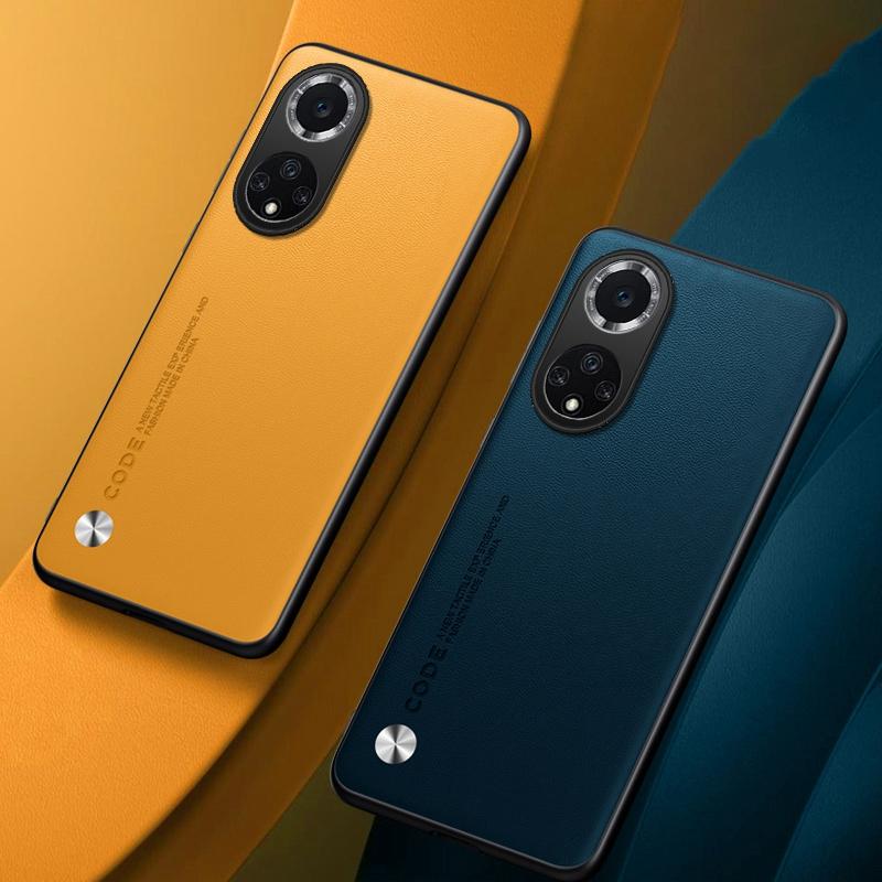 Luxus PU Lederhülle Für Honor 50 Honor50 Rückseite Matte Silikon Stoßfeste Schutz Handyhülle Für Huawei Nova 9 Nova9
